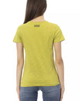 Trussardi Action Green Cotton Women T-Shirt