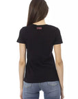 Trussardi Action Black Cotton Women T-Shirt