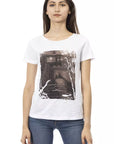 Trussardi Action White Cotton Women Top