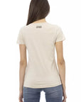 Trussardi Action Beige Cotton Women T-Shirt