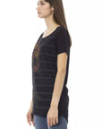 Trussardi Action Black Cotton Women T-Shirt