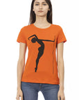 Trussardi Action Orange Cotton Women T-Shirt