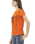 Trussardi Action Orange Cotton Women T-Shirt