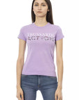 Trussardi Action Purple Cotton Women T-Shirt