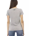 Trussardi Action Gray Cotton Women T-Shirt