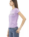 Trussardi Action Purple Cotton Women T-Shirt