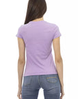 Trussardi Action Purple Cotton Women T-Shirt