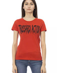 Trussardi Action Red Cotton Women T-Shirt