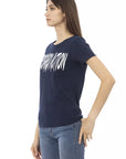 Trussardi Action Blue Cotton Women T-Shirt