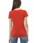 Trussardi Action Red Cotton Women T-Shirt