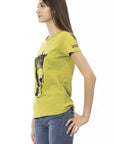 Trussardi Action Green Cotton Women T-Shirt