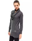 Montana Blu Gray Wool Women Sweater