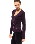 Montana Blu Purple Wool Women Sweater