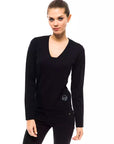 Montana Blu Blue Wool Women Sweater