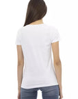 Trussardi Action White Cotton Women T-Shirt