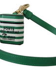 Dolce & Gabbana Elegant Leather Airpods Case - Lush Green