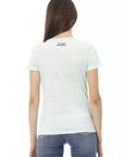 Trussardi Action Light Blue Cotton Women T-Shirt
