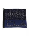 Cavalli Class Blue Wool Men Scarf