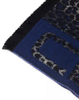 Cavalli Class Blue Wool Men Scarf