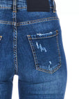 Frankie Morello Blue Denim Women Jeans