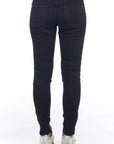 Frankie Morello Black Cotton Women's Jeans