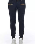Frankie Morello Black Cotton Women's Jeans