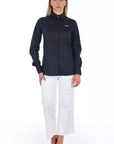 Frankie Morello White Cotton Women's Cropped Trouser