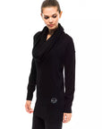 Montana Blu Embellished High Collar Woolen Sweater