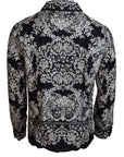 Dolce & Gabbana Elegant Satin Floral Baroque Shirt