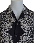 Dolce & Gabbana Elegant Satin Floral Baroque Shirt