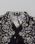 Dolce & Gabbana Elegant Satin Floral Baroque Shirt