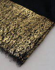 Dolce & Gabbana Stunning Black and Gold Crewneck Sweater