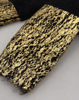 Dolce & Gabbana Stunning Black and Gold Crewneck Sweater