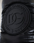 Dolce & Gabbana Elegant Mid-Calf Boots in Black Polyester