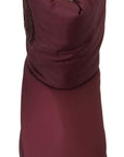 Dolce & Gabbana Elegant Bordeaux Mid Calf Boots