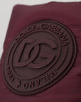 Dolce & Gabbana Elegant Bordeaux Mid Calf Boots