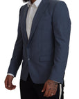 Dolce & Gabbana Elegant Blue Single Breasted Sport Blazer