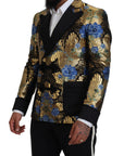 Dolce & Gabbana Elegant Floral Evening Party Blazer