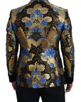 Dolce & Gabbana Elegant Floral Evening Party Blazer