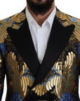 Dolce & Gabbana Elegant Floral Evening Party Blazer