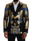 Dolce & Gabbana Elegant Floral Evening Party Blazer