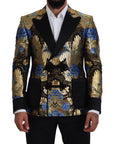 Dolce & Gabbana Elegant Floral Evening Party Blazer