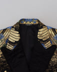 Dolce & Gabbana Elegant Floral Evening Party Blazer