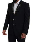 Dolce & Gabbana Sicilian Style Black Single Breasted Blazer