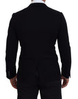 Dolce & Gabbana Elegant Single Breasted Black Wool Blazer
