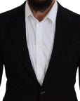 Dolce & Gabbana Elegant Single Breasted Black Wool Blazer
