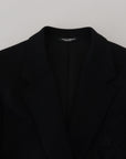 Dolce & Gabbana Elegant Single Breasted Black Wool Blazer
