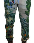 Dolce & Gabbana Multicolor Silk Statement Pants