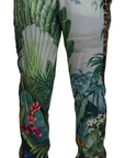 Dolce & Gabbana Multicolor Silk Statement Pants