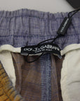 Dolce & Gabbana Elegant Italian Linen Trousers